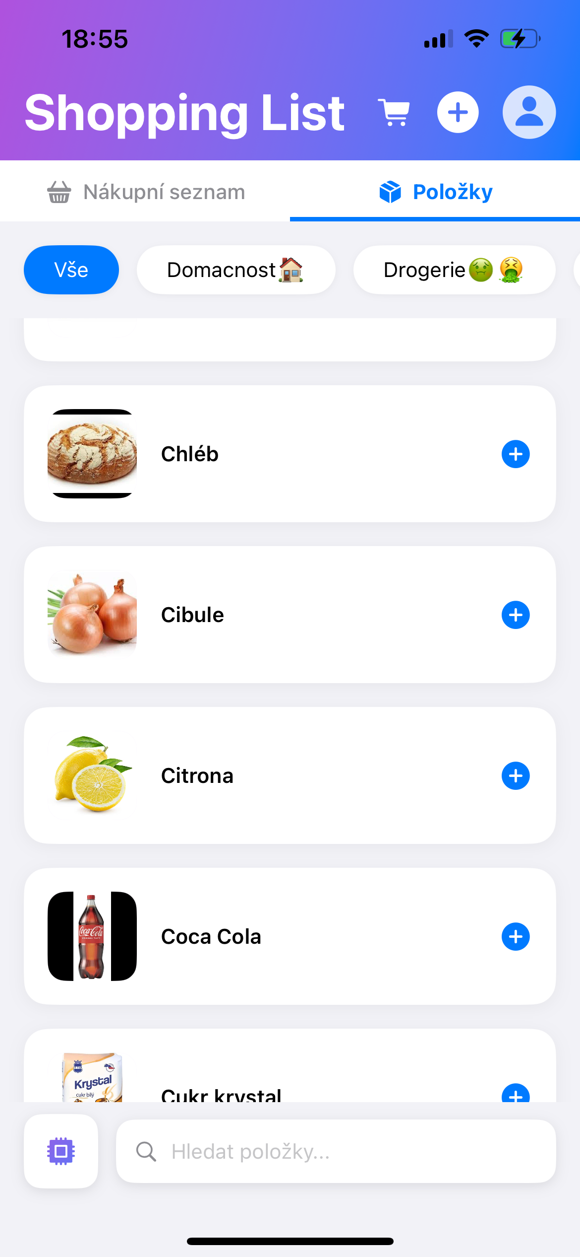 shopping list - IOS APP